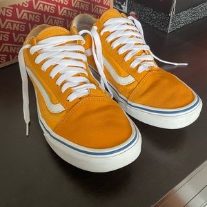Vans old skool tangerine/white/blue